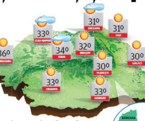 Prognoza Meteo Vreme Deosebit De Cald N Toate Regiunile Dar