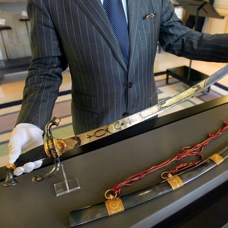 Sabia lui Napoleon, la licitatie