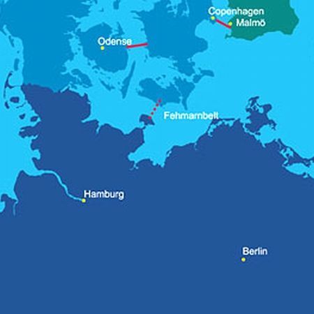 Pod peste Baltica intre Danemarca si Germania