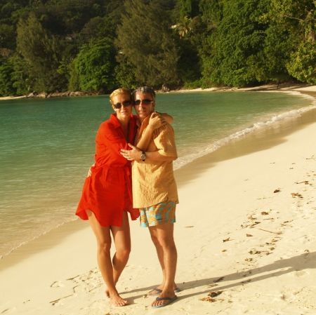 Roxana Ciuhulescu, luna de miere in  Seychelles