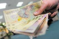 Salariul mediu net a ajuns la 1.000 de lei