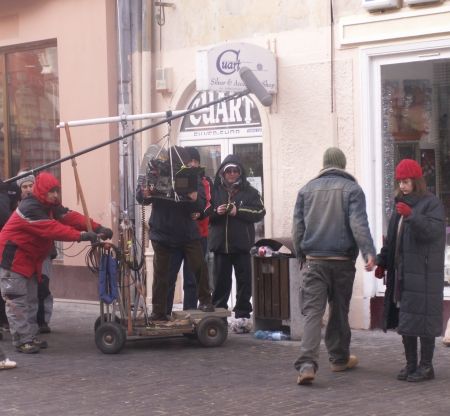 Actriţă plesnită în Braşov
