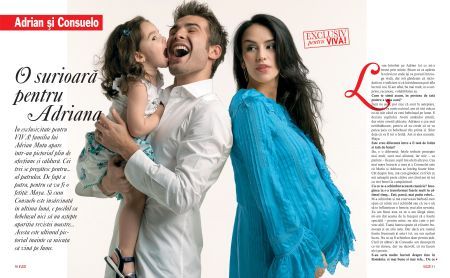 Adrian Mutu, două fete şi-un băiat!