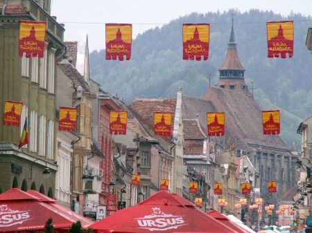 Braşovul, în culori electorale