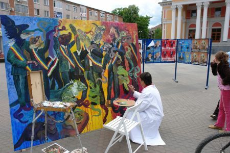 Picturi ironice cu candidaţii locali