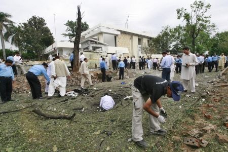 Atentat cu bombă la ambasada daneză din Islamabad