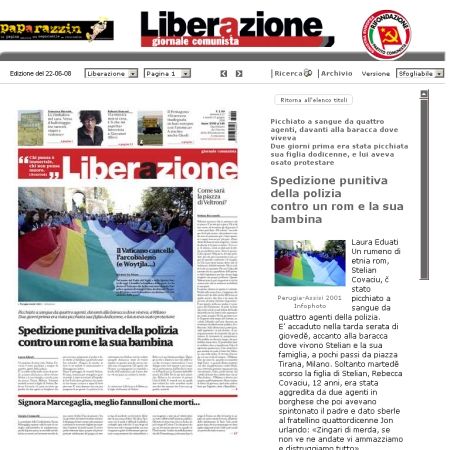 Familie de romi agresată la Milano