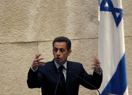 Sarkozy, mediator în Orientul Mijlociu
