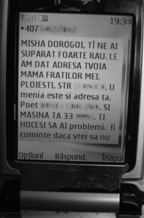 Ziarist EVZ ameninţat cu moartea