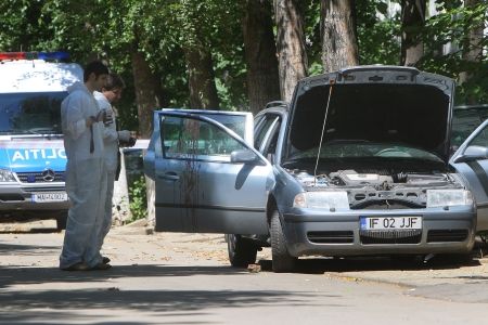 "Bombă la pungă" pe o stradă din Capitală