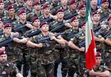 Militarii italieni, atracţie turistică
