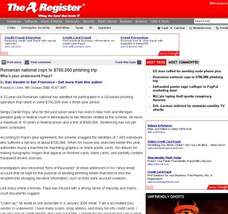 Român, judecat pentru fraudă în SUA