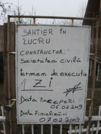 Au construit un pod într-o zi