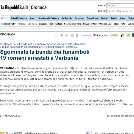 Bandă de români, arestată în Italia