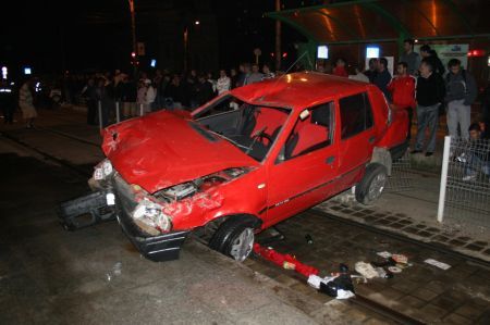 Accident grav în Capitală