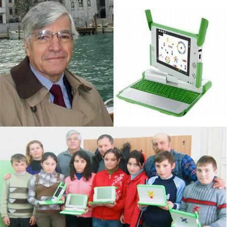 Un român din SUA donează laptopuri elevilor de la sate