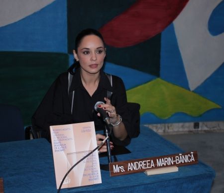 Andreea Marin a vorbit la ONU
