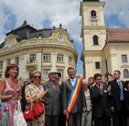Regele Belgiei, încântat de Sibiu