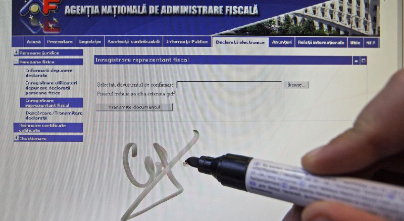 Depunerea on-line a declaraţiilor, un lux