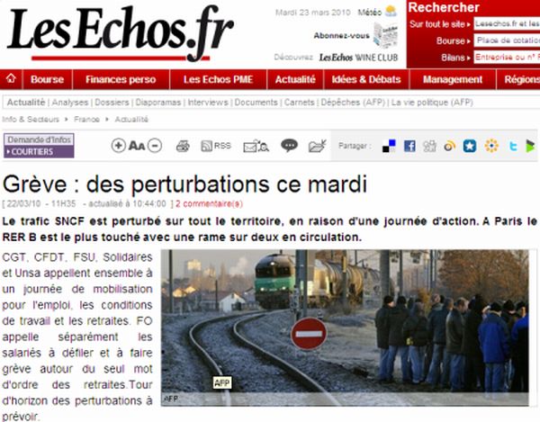 Greva generală în Franţa
