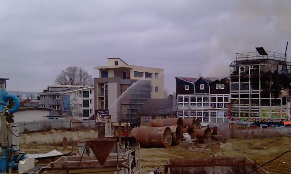 Incendiu puternic la Cluj