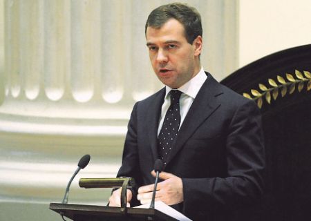 Medvedev, la ucraineni
