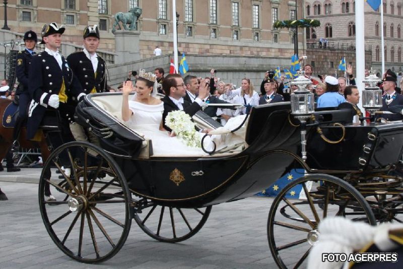 Nunta prinţesei Victoria a Suediei, după două săptămâni de festivităţi