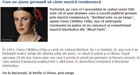 Cum au ajuns germanii să cânte muzică românească