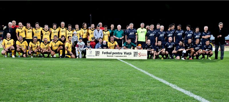 ”Fotbal pentru viață” a strâns peste 134.000 de euro