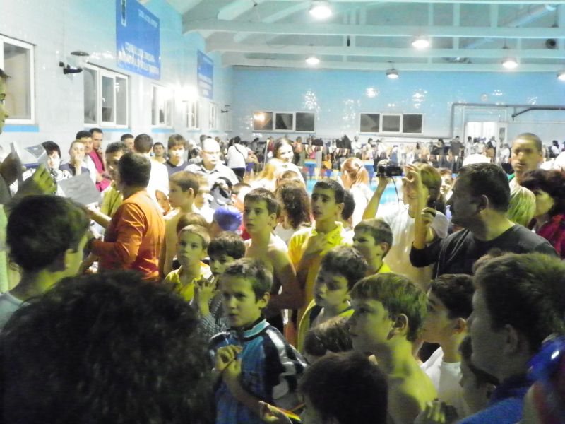 Incident la un concurs de înot