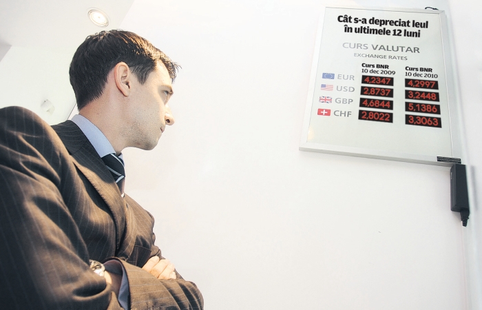 Creditele în franci elveţieni, refinanţate avantajos în euro