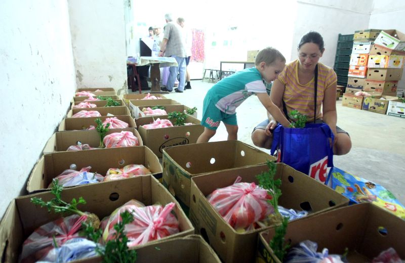 Coşul cu legume şi fructe, direct de la ţăran la orăşean