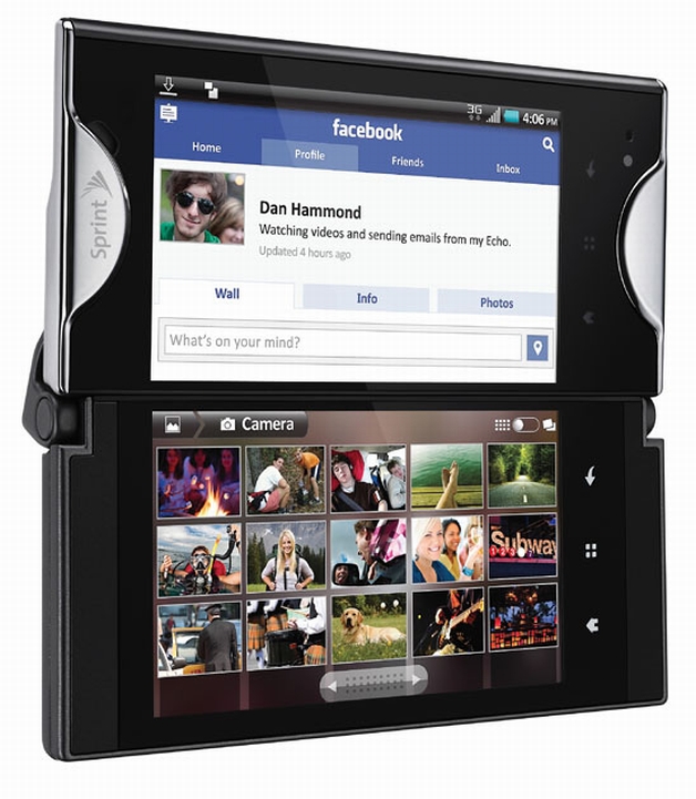 Kyocera Echo, primul telefon cu dual screen din lume