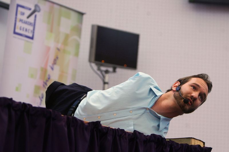 Nick Vujicic le-a stors lacrimi corporatiştilor