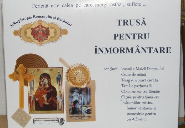 Bisericile din Bacău şi Roman vând truse de înmormântare
