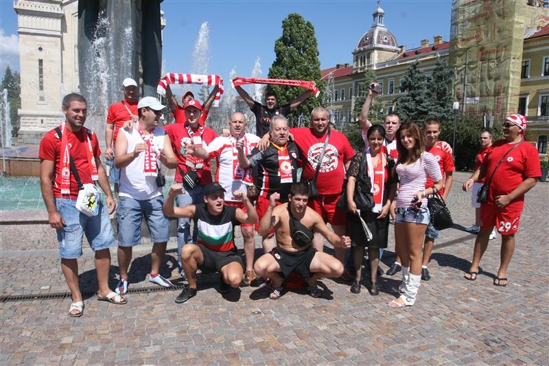 Bulgarii s-au îmbătat la Cluj