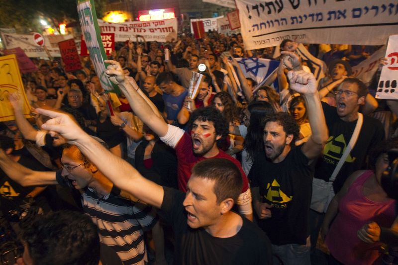 Criză în Israel: populaţia cere mâncare şi locuinţe ieftine