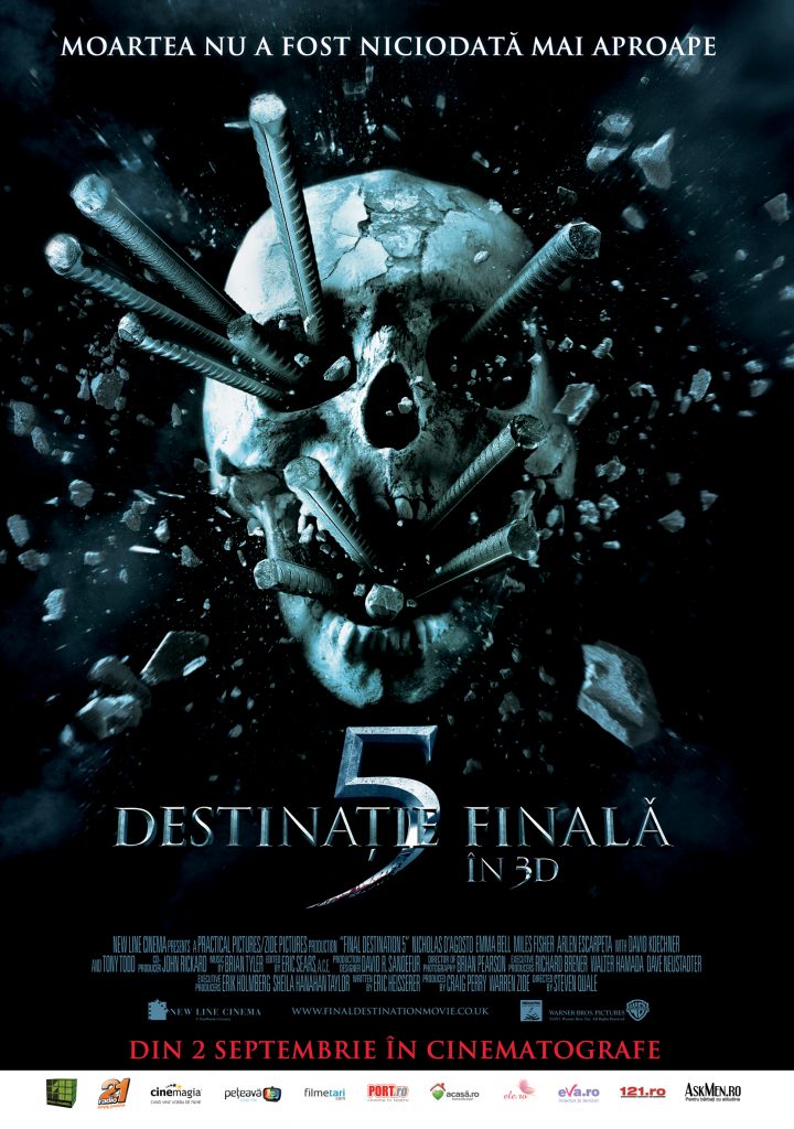 "Destinaţie finală 5" 3D, în cinematografe