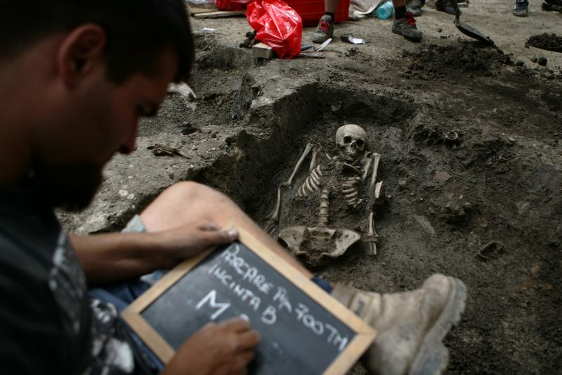 Schelete din secolul al XVII-lea, descoperite la Timişoara