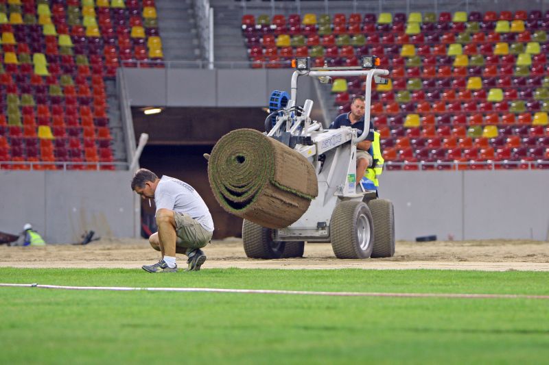 Gazonul de pe Naţional Arena va fi încălzit ca la bloc