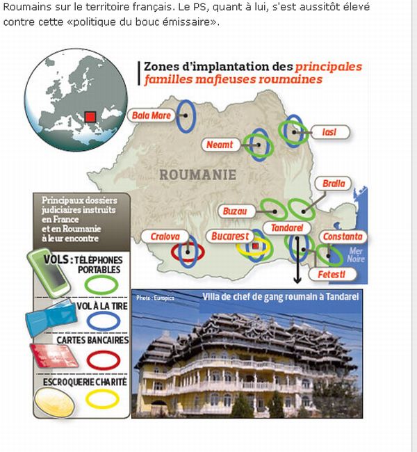 Harta clanurilor mafiote româneşti din Franţa. VEZI unde trăiesc românii care i-au speriat pe francezi