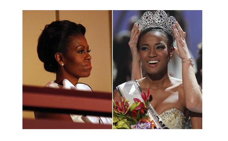 Noua Miss Univers 2011 seamănă cu Michelle Obama