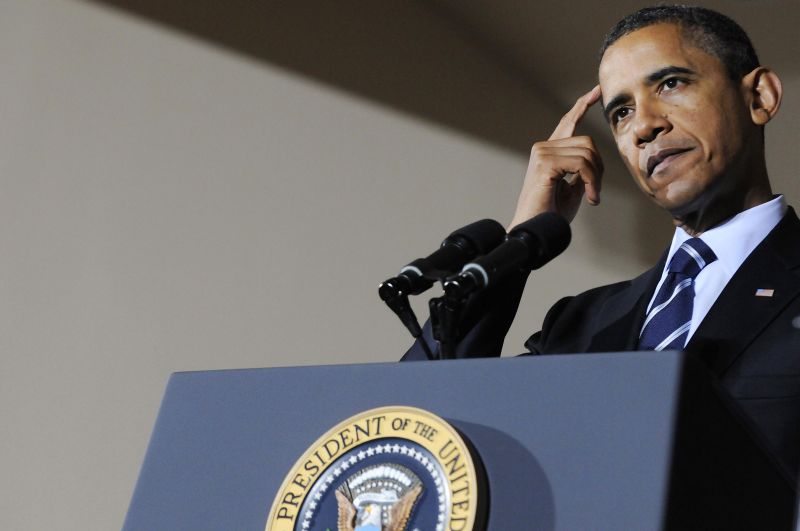 Obama, întrerupt de manifestanţii anti-Wall Street: "Bancherii distrug economia americană"  VIDEO