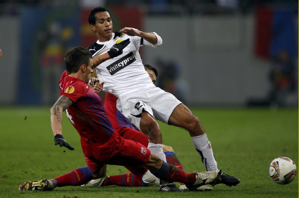 Liga Europa: Steaua - Larnaca 3-1. "Roş-albaştrii" sunt în primăvara europeană. Nikolici a fost eroul Stelei