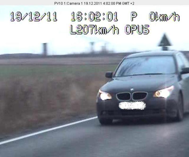 Recordul anului pe un radar din Timiş: 207 km/h