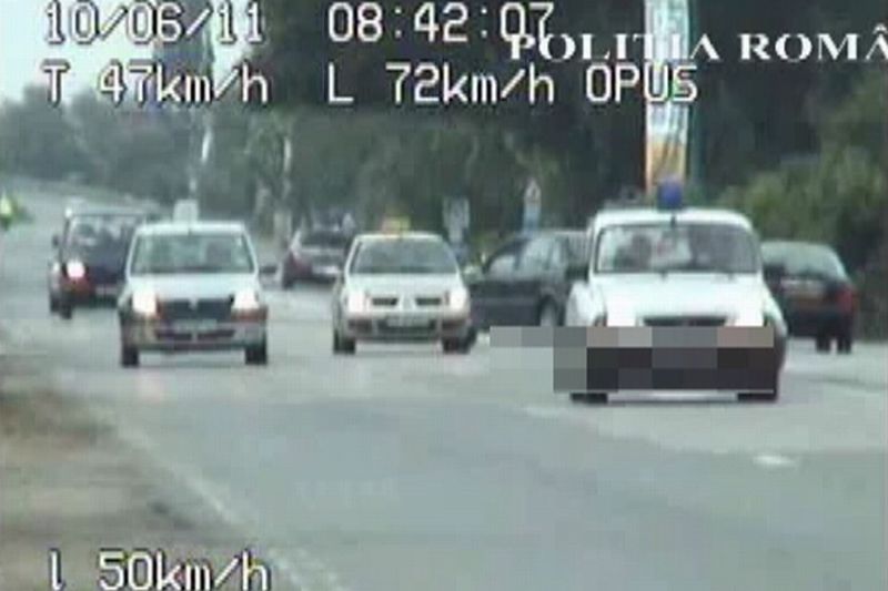 Urmărire ca în filme în Maramureş