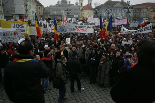 Mitingul USL de la Timișoara, încheiat mai devreme