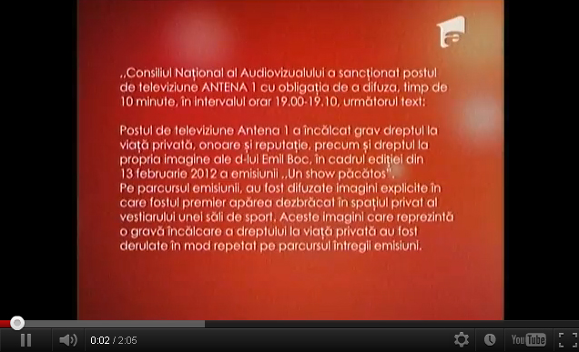 Sancţiune fără ecou în cazul Capatos