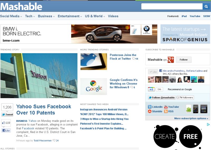 CNN este în discuţii pentru a cumpăra Mashable pentru 200 milioane de dolari