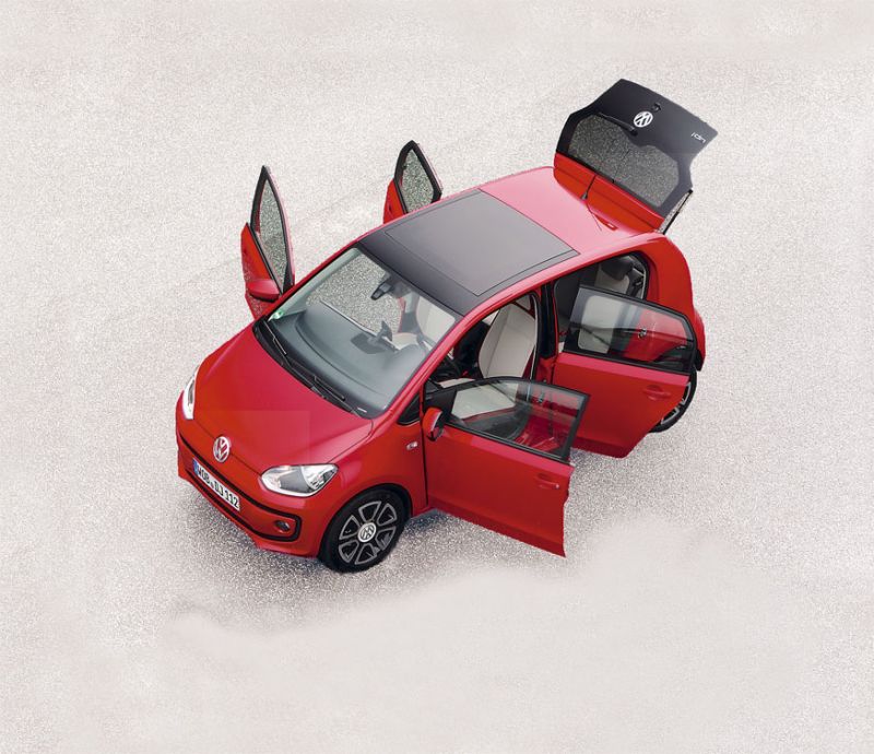 Micul Volkswagen up! e o maşină mare